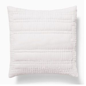 West Elm Lush Velvet Linear Euro Sham